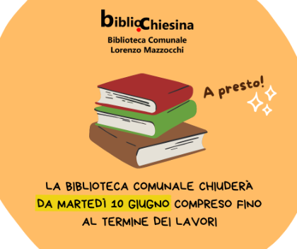 Chiusura estiva della Biblioteca Comunale
