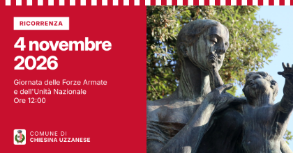 4 novembre: Giornata delle Forze Armate e dell'Unità Nazionale