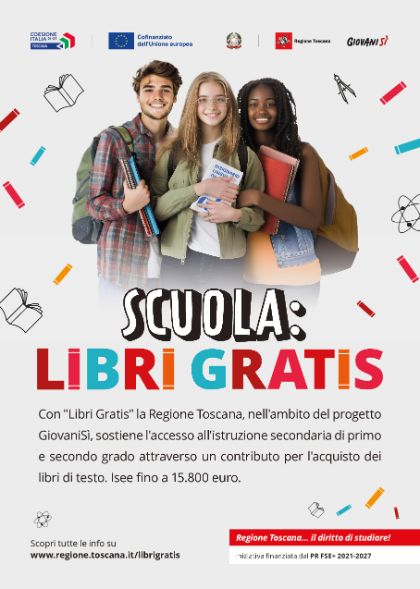Libri Gratis a.s. 2025-2026: Riapertura della finestra temporale per presentare la propria istanza Libri Gratis a.s. 2025-2026: Riapertura della finestra temporale per presentare la propria istanza