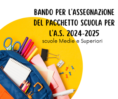 Grafica pacchetto scuola 2024-2025