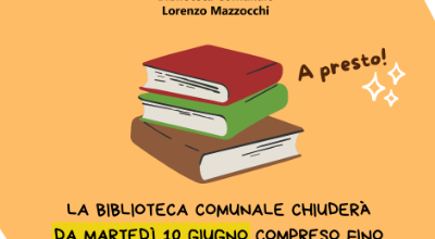 Grafica Chiusura estiva biblio